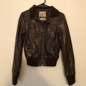 Leather jacket
